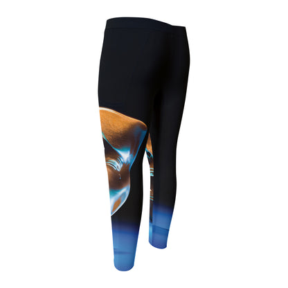 The Sock And Buskin Theatre Masks Print Men's Compression Pants
