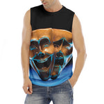 The Sock And Buskin Theatre Masks Print Men's Fitness Tank Top
