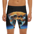 The Sock And Buskin Theatre Masks Print Men's Long Boxer Briefs