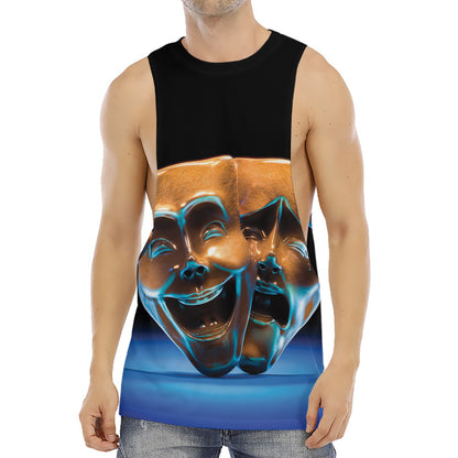 The Sock And Buskin Theatre Masks Print Men's Muscle Tank Top