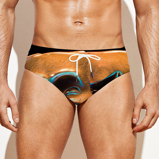 The Sock And Buskin Theatre Masks Print Men's Swim Briefs
