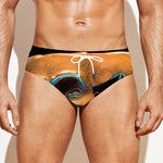 The Sock And Buskin Theatre Masks Print Men's Swim Briefs