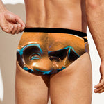 The Sock And Buskin Theatre Masks Print Men's Swim Briefs