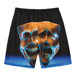 The Sock And Buskin Theatre Masks Print Men's Swim Trunks