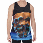 The Sock And Buskin Theatre Masks Print Men's Velvet Tank Top