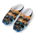 The Sock And Buskin Theatre Masks Print Mesh Casual Shoes