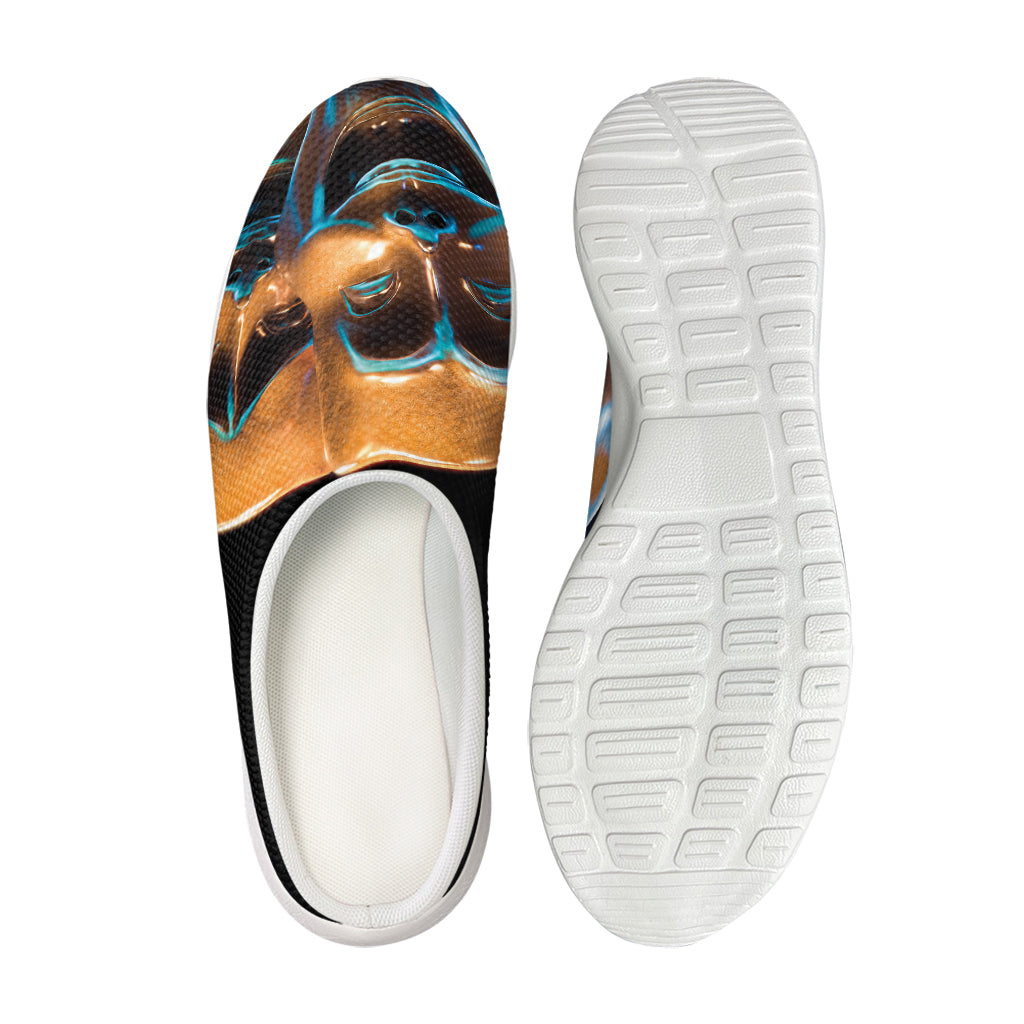 The Sock And Buskin Theatre Masks Print Mesh Casual Shoes