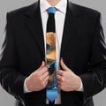 The Sock And Buskin Theatre Masks Print Necktie