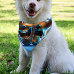 The Sock And Buskin Theatre Masks Print Over The Collar Dog Bandana