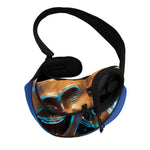 The Sock And Buskin Theatre Masks Print Pet Sling Carrier
