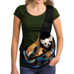 The Sock And Buskin Theatre Masks Print Pet Sling Carrier