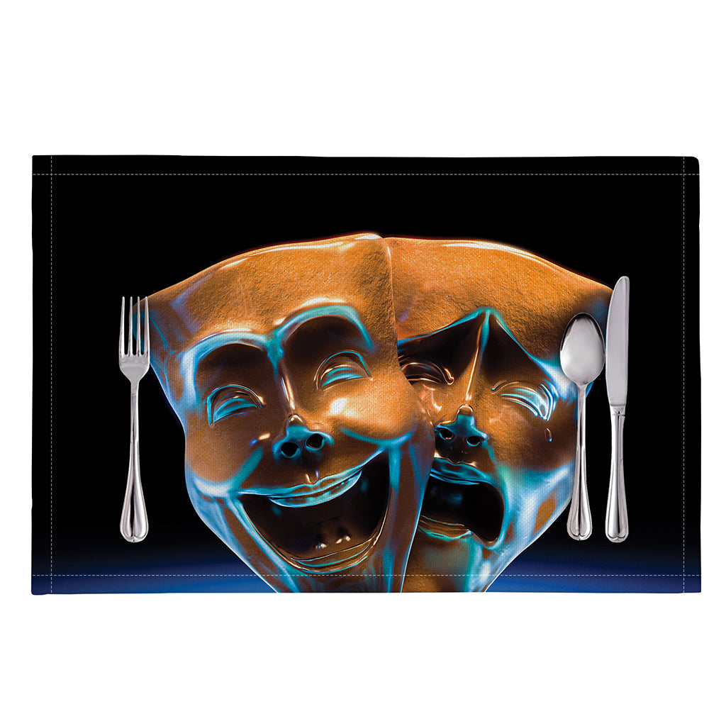 The Sock And Buskin Theatre Masks Print Placemat