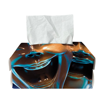 The Sock And Buskin Theatre Masks Print Rectangle Tissue Box Cover