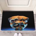 The Sock And Buskin Theatre Masks Print Rubber Doormat