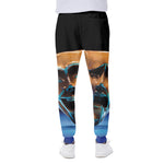 The Sock And Buskin Theatre Masks Print Scuba Joggers