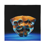 The Sock And Buskin Theatre Masks Print Silk Bandana