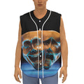The Sock And Buskin Theatre Masks Print Sleeveless Baseball Jersey