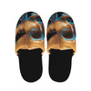 The Sock And Buskin Theatre Masks Print Slippers