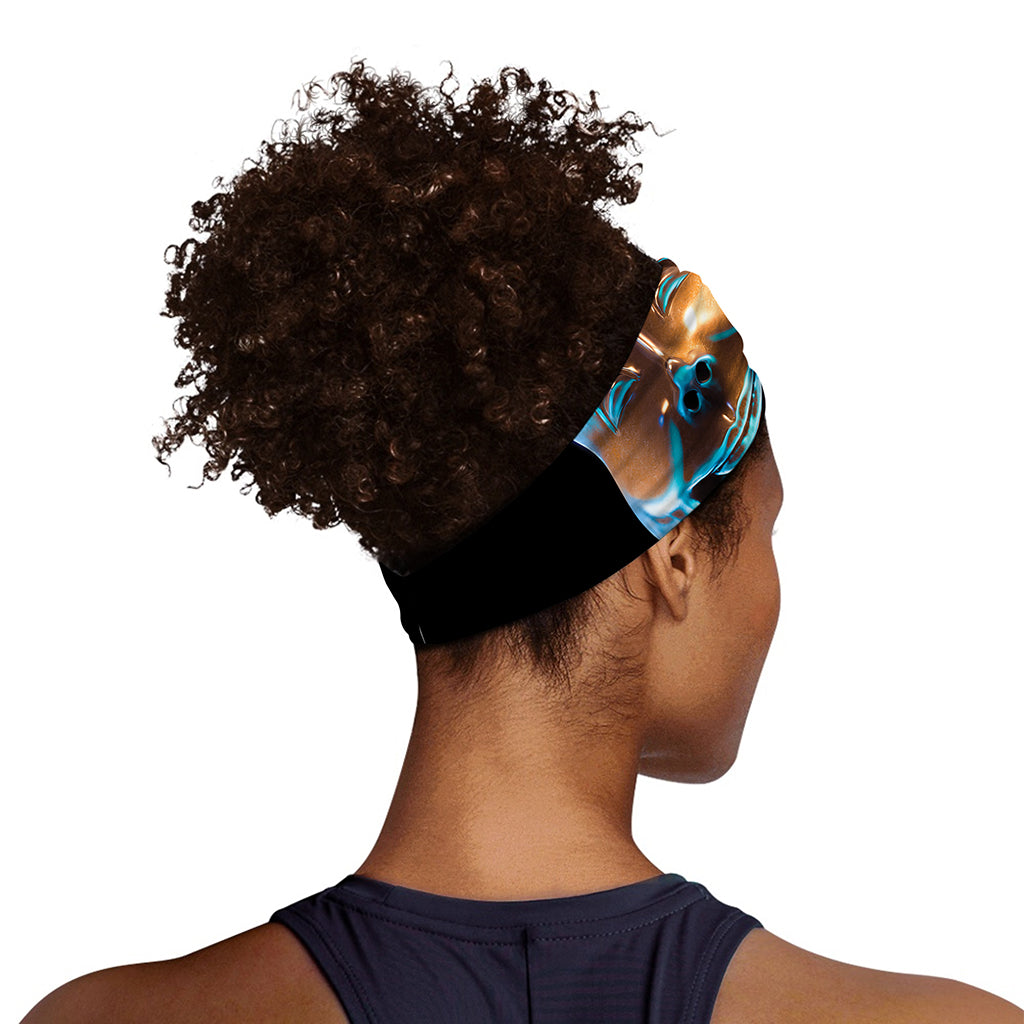 The Sock And Buskin Theatre Masks Print Sports Headband