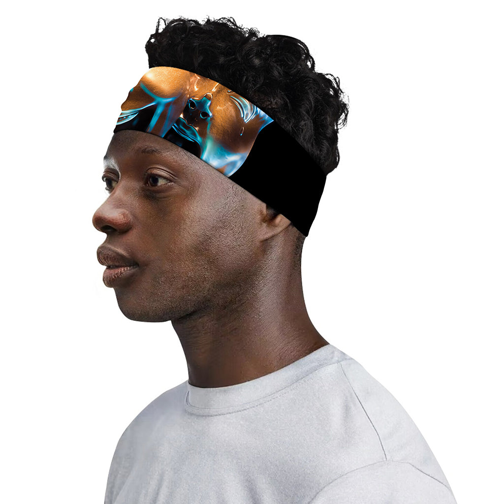 The Sock And Buskin Theatre Masks Print Sports Headband