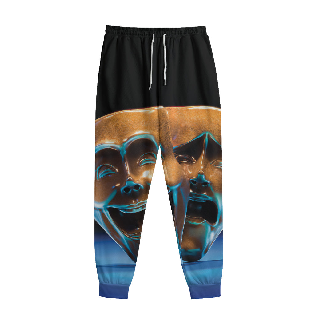 The Sock And Buskin Theatre Masks Print Sweatpants