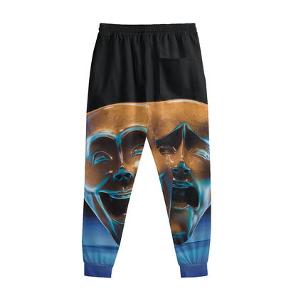 The Sock And Buskin Theatre Masks Print Sweatpants