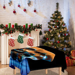 The Sock And Buskin Theatre Masks Print Tablecloth