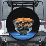 The Sock And Buskin Theatre Masks Print Tire Cover With Camera Hole