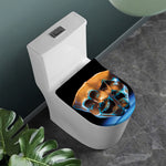 The Sock And Buskin Theatre Masks Print Toilet Lid Cover