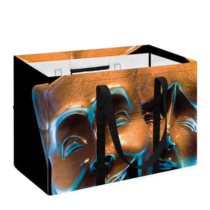 The Sock And Buskin Theatre Masks Print Utility Tote Bag