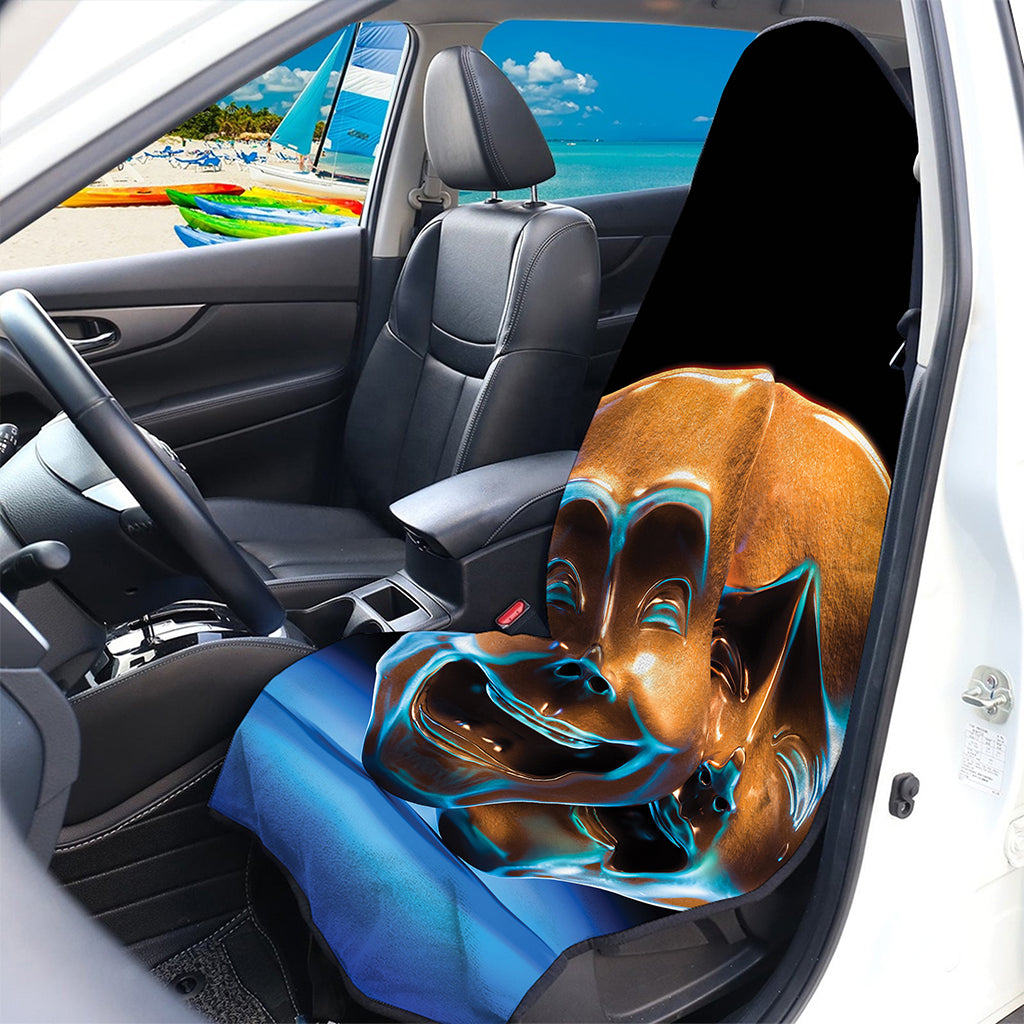 The Sock And Buskin Theatre Masks Print Waterproof Car Seat Cover