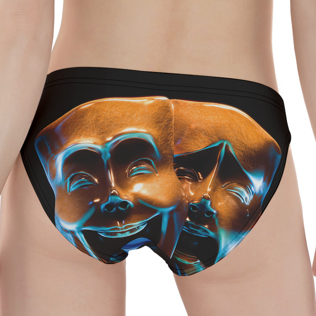 The Sock And Buskin Theatre Masks Print Women's Panties