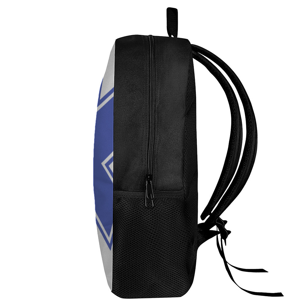 The Star Of Life Paramedic Symbol Print 17 Inch Backpack
