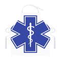 The Star Of Life Paramedic Symbol Print Adjustable Apron