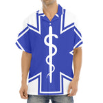 The Star Of Life Paramedic Symbol Print Aloha Shirt