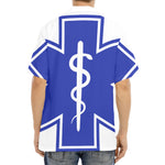 The Star Of Life Paramedic Symbol Print Aloha Shirt