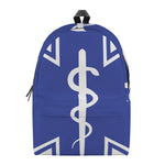 The Star Of Life Paramedic Symbol Print Backpack