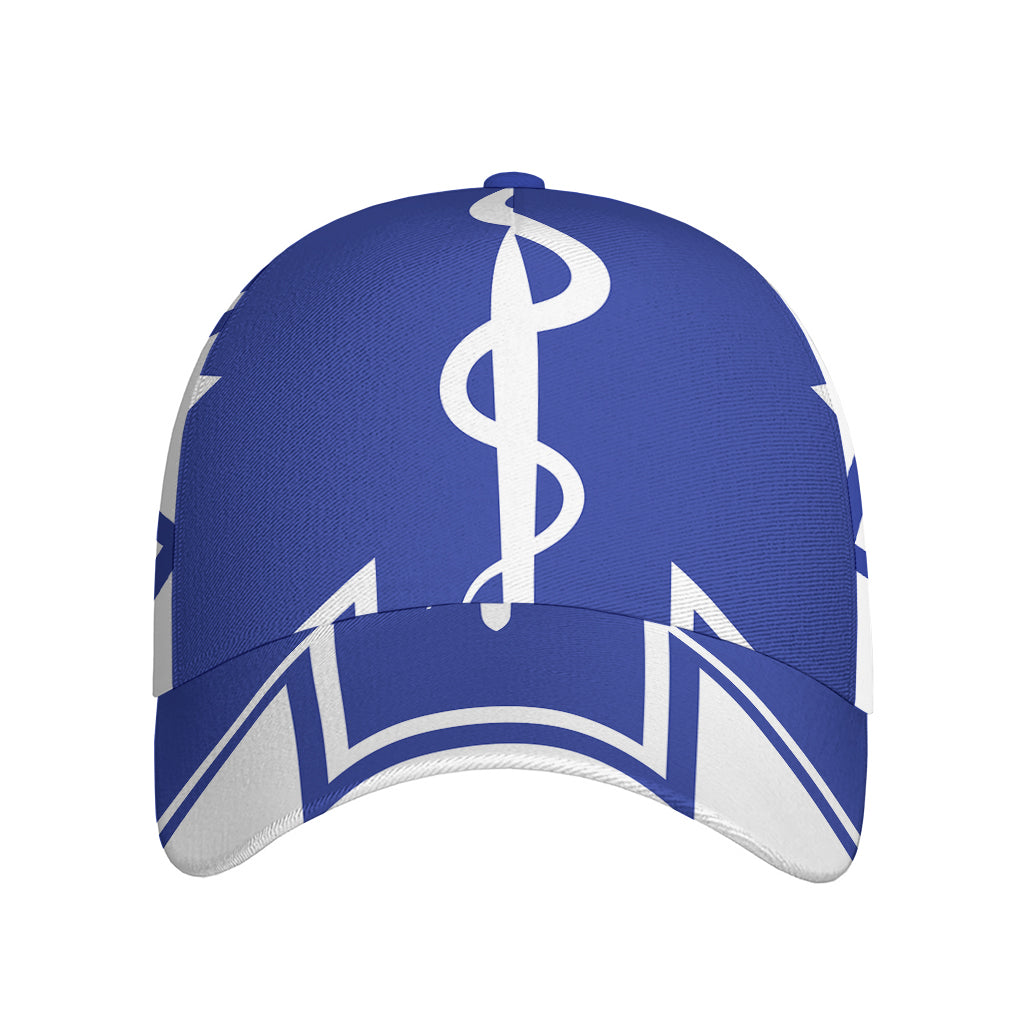 The Star Of Life Paramedic Symbol Print Baseball Cap