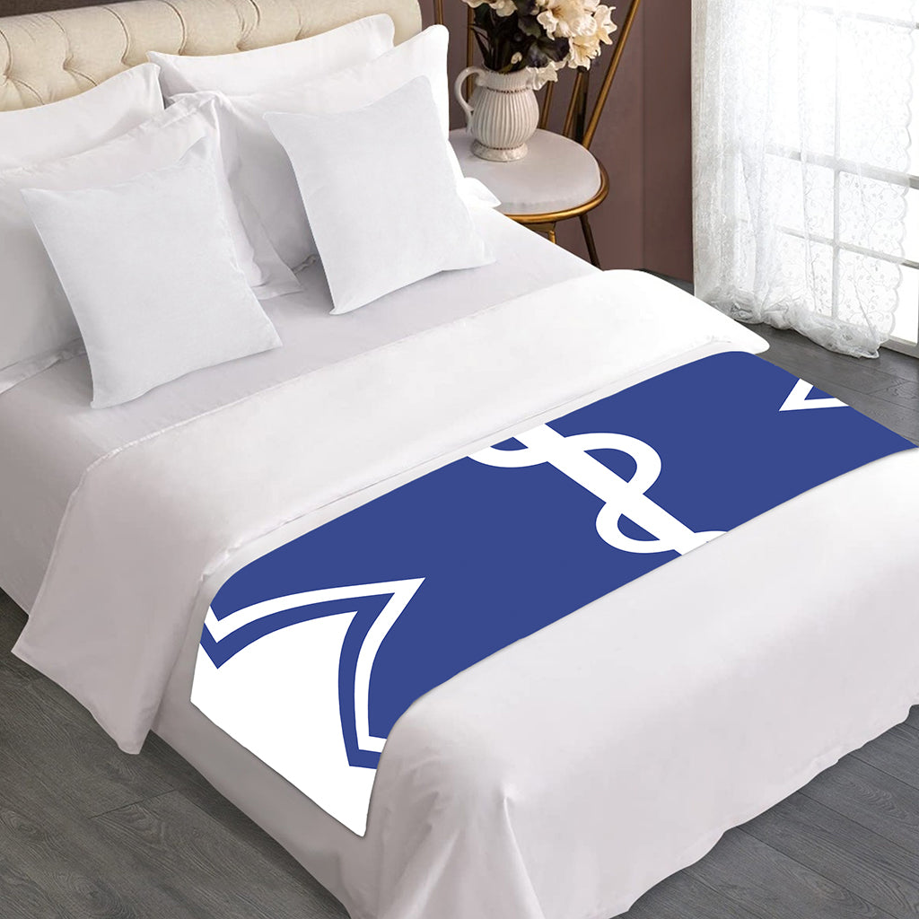 The Star Of Life Paramedic Symbol Print Bed Runner