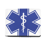 The Star Of Life Paramedic Symbol Print Bifold Wallet