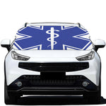 The Star Of Life Paramedic Symbol Print Car Windshield Snow Cover