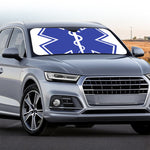 The Star Of Life Paramedic Symbol Print Car Windshield Sun Shade