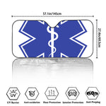 The Star Of Life Paramedic Symbol Print Car Windshield Sun Shade