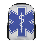 The Star Of Life Paramedic Symbol Print Casual Backpack