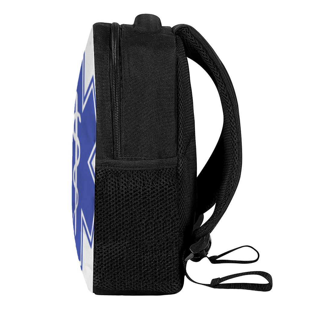 The Star Of Life Paramedic Symbol Print Casual Backpack