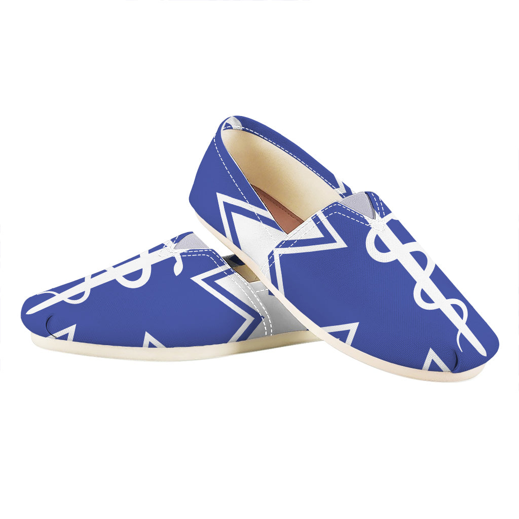The Star Of Life Paramedic Symbol Print Casual Shoes