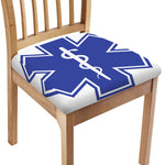 The Star Of Life Paramedic Symbol Print Chair Cushion Cover