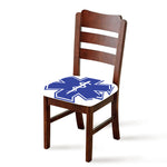 The Star Of Life Paramedic Symbol Print Chair Cushion Cover