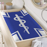 The Star Of Life Paramedic Symbol Print Changing Pad Cover