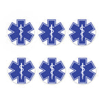 The Star Of Life Paramedic Symbol Print Coaster Set